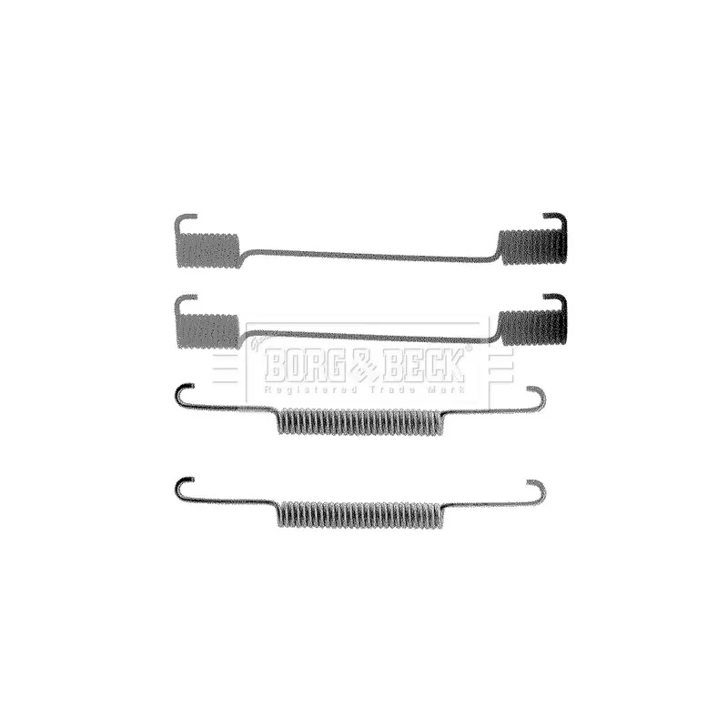 Kit d'accessoires, plaquette de frein à disque BORG & BECK BBK6093