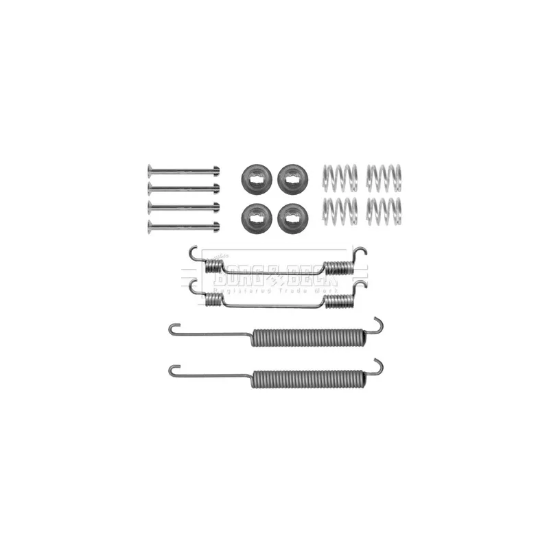 Kit d'accessoires, plaquette de frein à disque BORG & BECK BBK6134