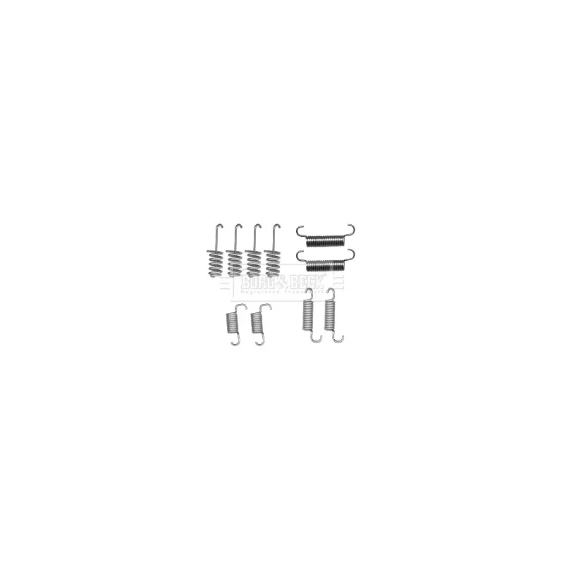Kit d'accessoires, plaquette de frein à disque BORG & BECK BBK6178