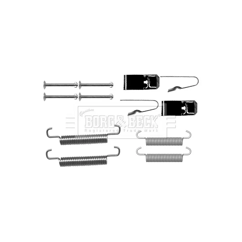 Kit d'accessoires, plaquette de frein à disque BORG & BECK BBK6213