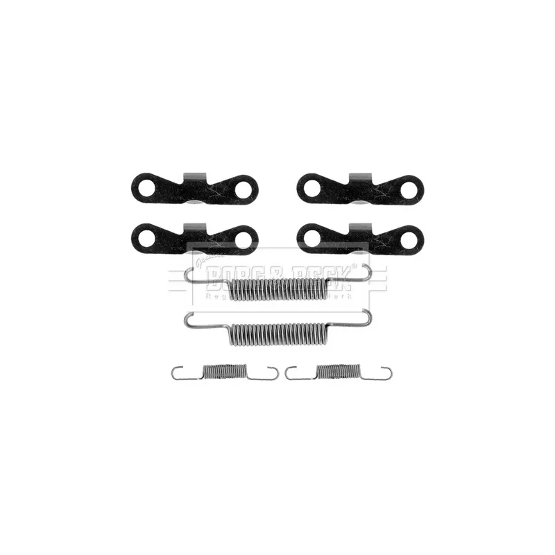 Kit d'accessoires, plaquette de frein à disque BORG & BECK BBK6241