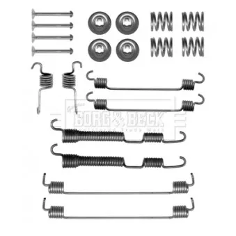 Kit d'accessoires, plaquette de frein à disque BORG & BECK BBK6255