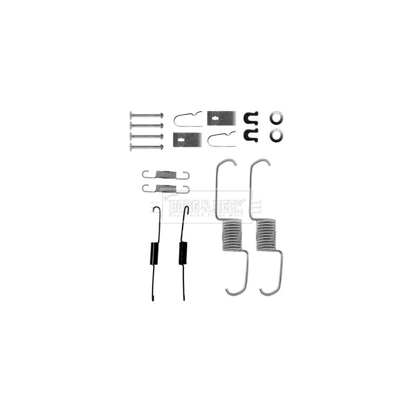 Kit d'accessoires, plaquette de frein à disque BORG & BECK BBK6269