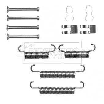 Kit d'accessoires, mâchoires de frein de stationnement BORG & BECK BBK6278