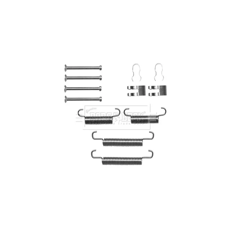 Kit d'accessoires, mâchoires de frein de stationnement BORG & BECK BBK6278