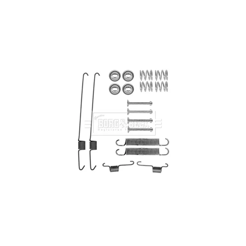 Kit d'accessoires, plaquette de frein à disque BORG & BECK BBK6300