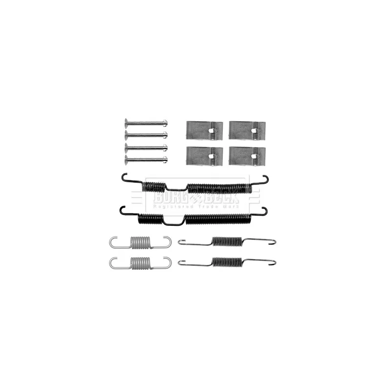 Kit d'accessoires, plaquette de frein à disque BORG & BECK BBK6310