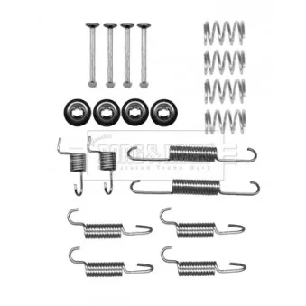 Kit d'accessoires, plaquette de frein à disque BORG & BECK BBK6313