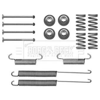 Kit d'accessoires, plaquette de frein à disque BORG & BECK BBK6314