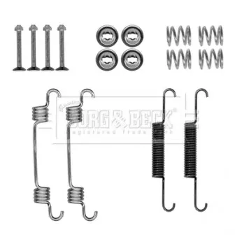 Kit d'accessoires, mâchoires de frein de stationnement BORG & BECK BBK6318