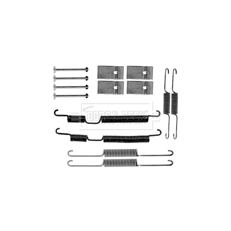 Kit d'accessoires, plaquette de frein à disque BORG & BECK BBK6337