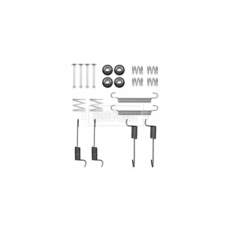 Kit d'accessoires, mâchoires de frein de stationnement BORG & BECK BBK6346