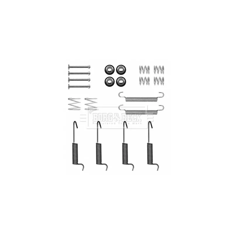 Kit d'accessoires, mâchoires de frein de stationnement BORG & BECK BBK6347