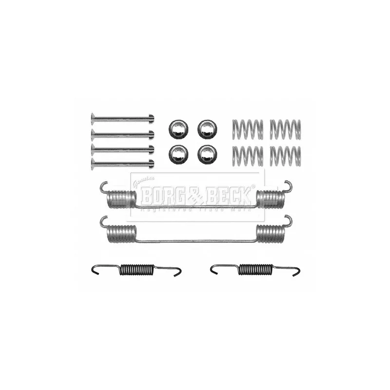 Kit d'accessoires, mâchoires de frein de stationnement BORG & BECK BBK6348