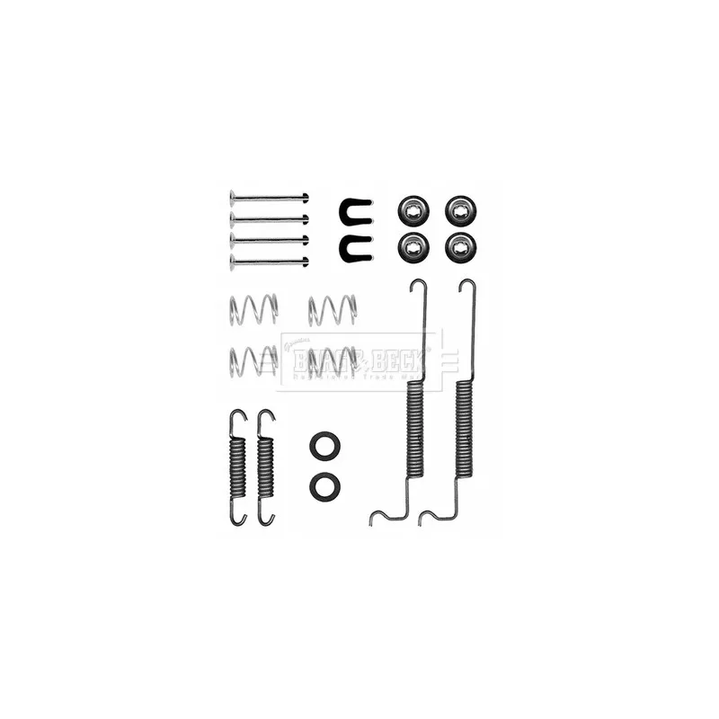 Kit d'accessoires, mâchoires de frein de stationnement BORG & BECK BBK6349