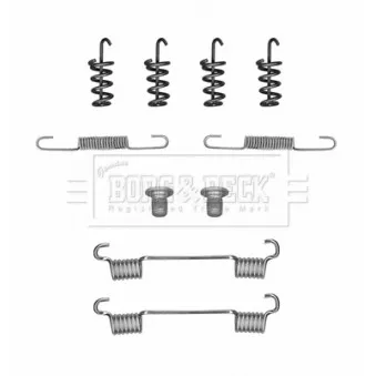 Kit d'accessoires, mâchoires de frein de stationnement BORG & BECK BBK6352