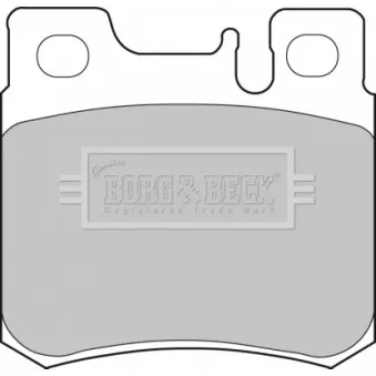 Jeu de 4 plaquettes de frein arrière BORG & BECK BBP1533