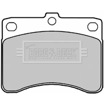 Jeu de 4 plaquettes de frein avant BORG & BECK BBP1547