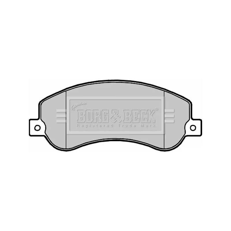 Jeu de 4 plaquettes de frein avant BORG & BECK BBP2281