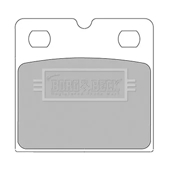 Jeu de 4 plaquettes de frein arrière BORG & BECK BBP2430