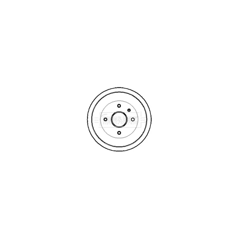 Tambour de frein BORG & BECK BBR7005