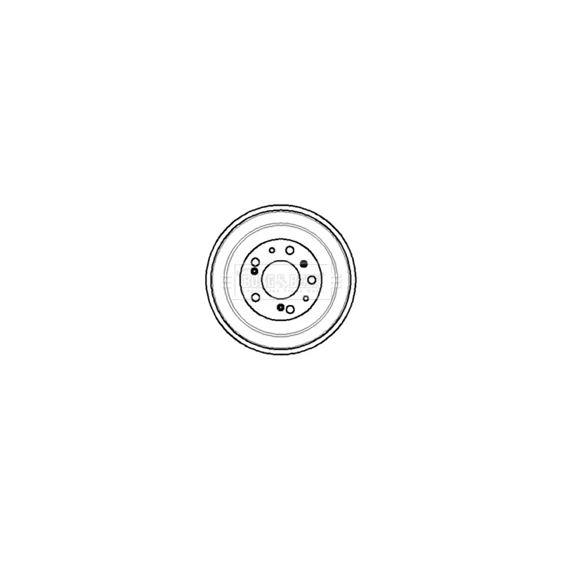 Tambour de frein BORG & BECK BBR7011