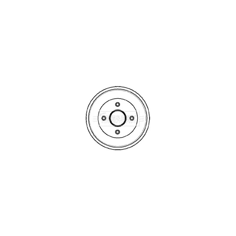 Tambour de frein BORG & BECK BBR7034