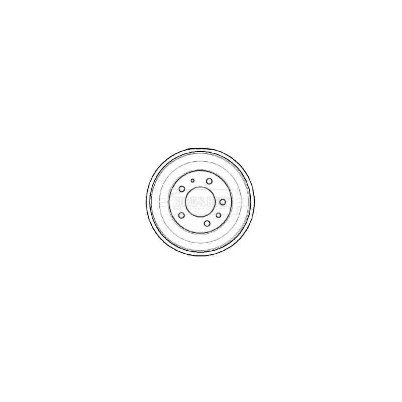 Tambour de frein BORG & BECK BBR7036