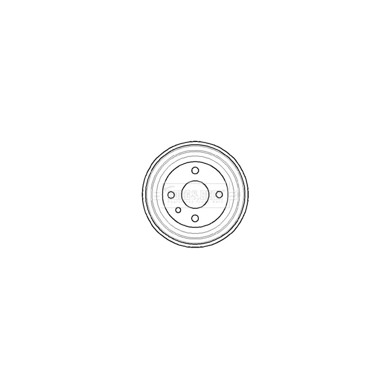 Tambour de frein BORG & BECK BBR7042