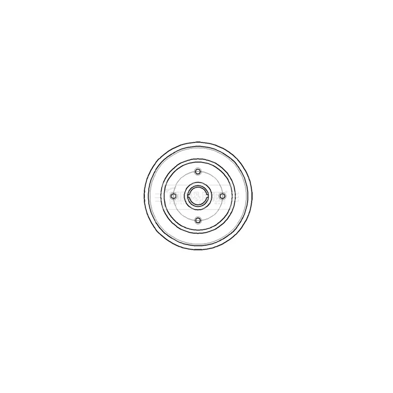 Tambour de frein BORG & BECK BBR7044