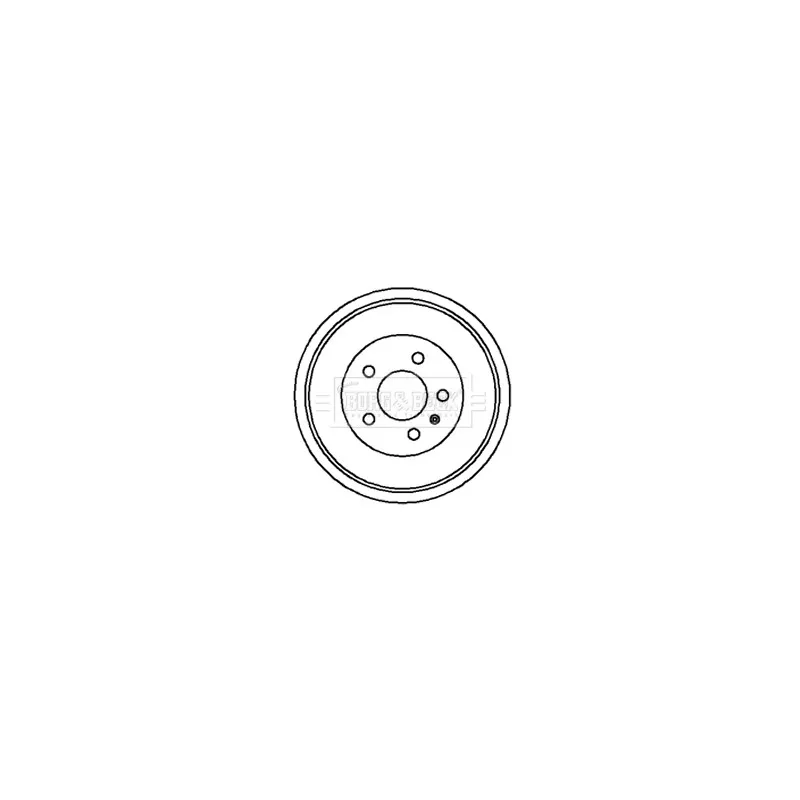 Tambour de frein BORG & BECK BBR7045