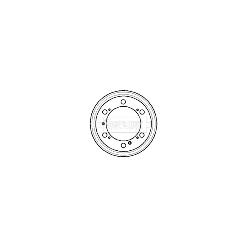 Tambour de frein BORG & BECK BBR7050