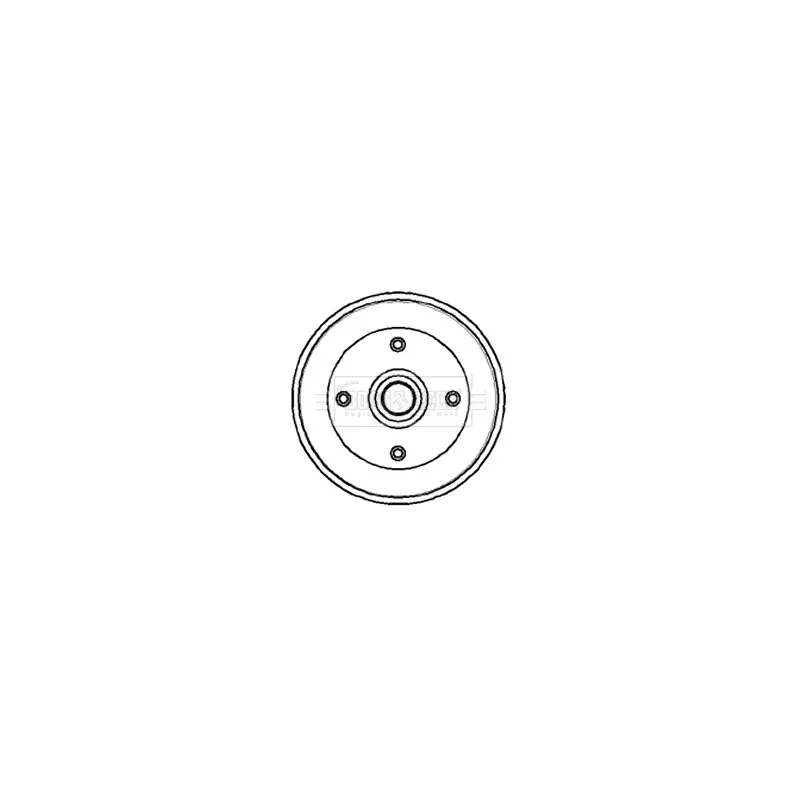 Tambour de frein BORG & BECK BBR7051