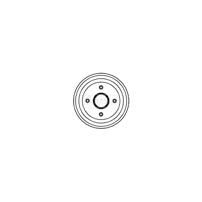 Tambour de frein BORG & BECK BBR7068