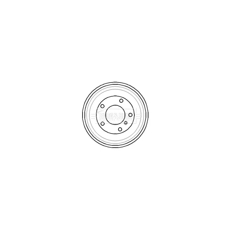 Tambour de frein BORG & BECK BBR7069