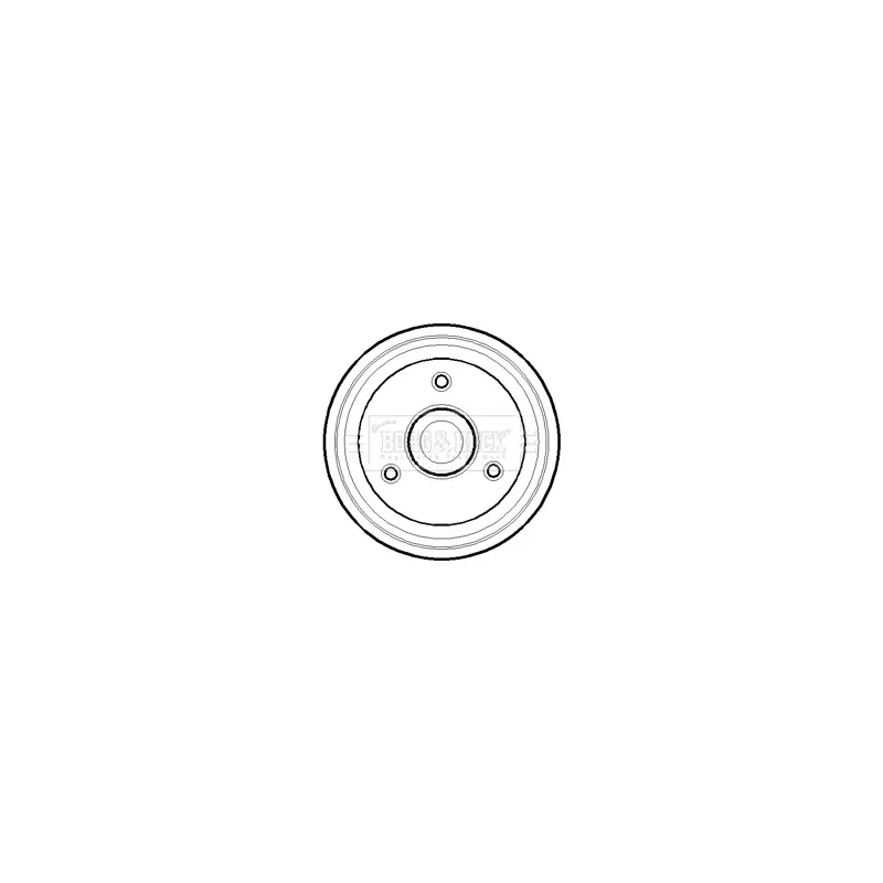 Tambour de frein BORG & BECK BBR7071