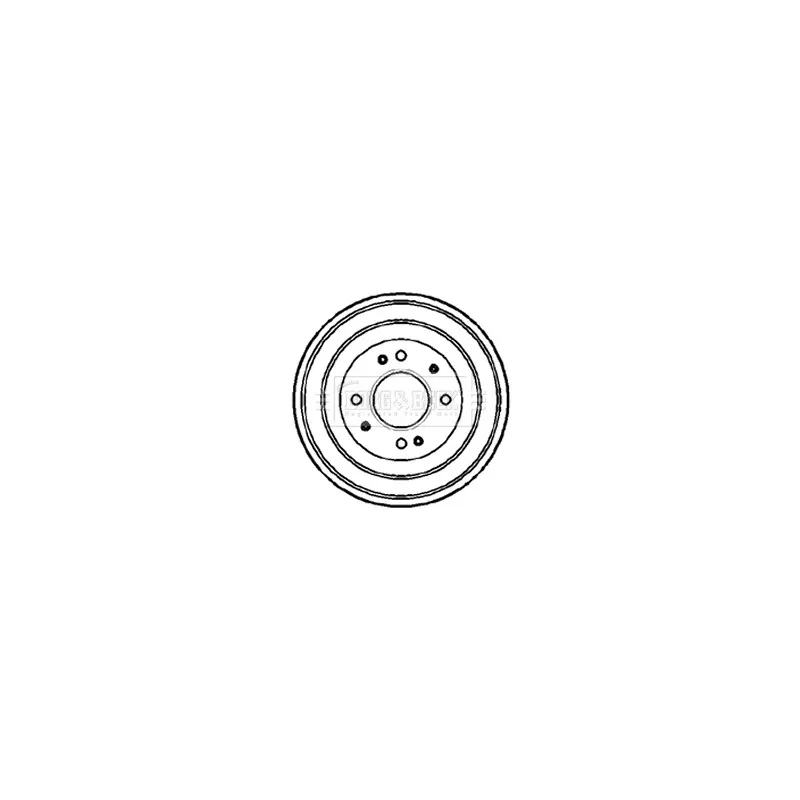 Tambour de frein BORG & BECK BBR7078