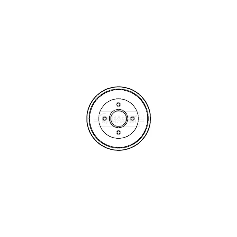 Tambour de frein BORG & BECK BBR7079