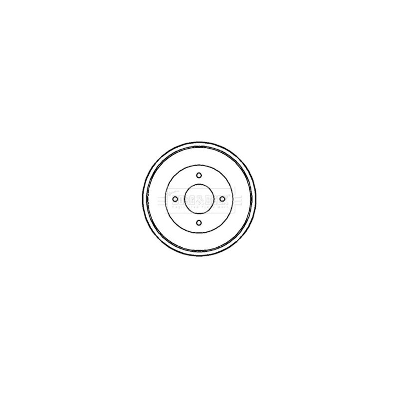 Tambour de frein BORG & BECK BBR7082