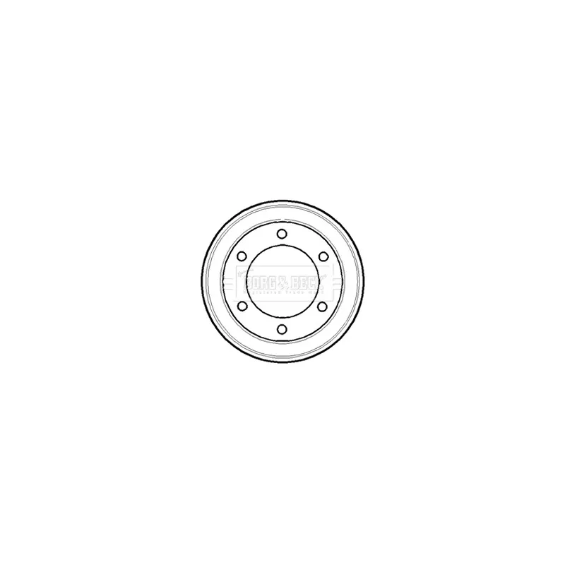 Tambour de frein BORG & BECK BBR7084