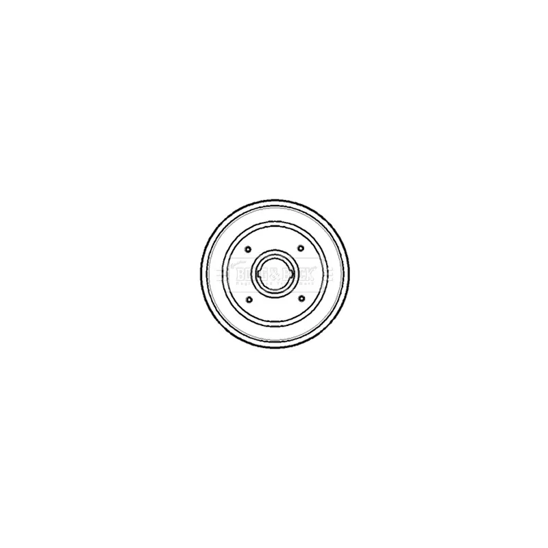 Tambour de frein BORG & BECK BBR7085