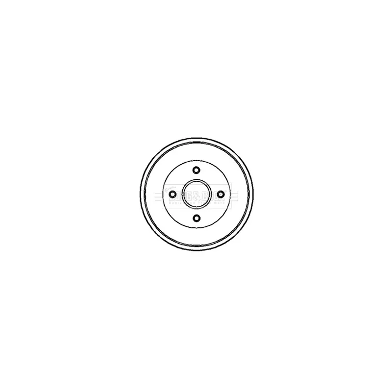 Tambour de frein BORG & BECK BBR7087