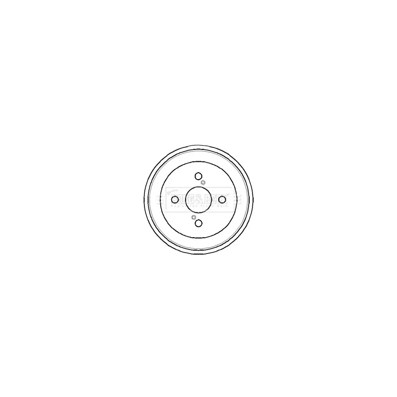 Tambour de frein BORG & BECK BBR7108
