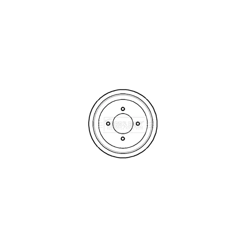 Tambour de frein BORG & BECK BBR7112