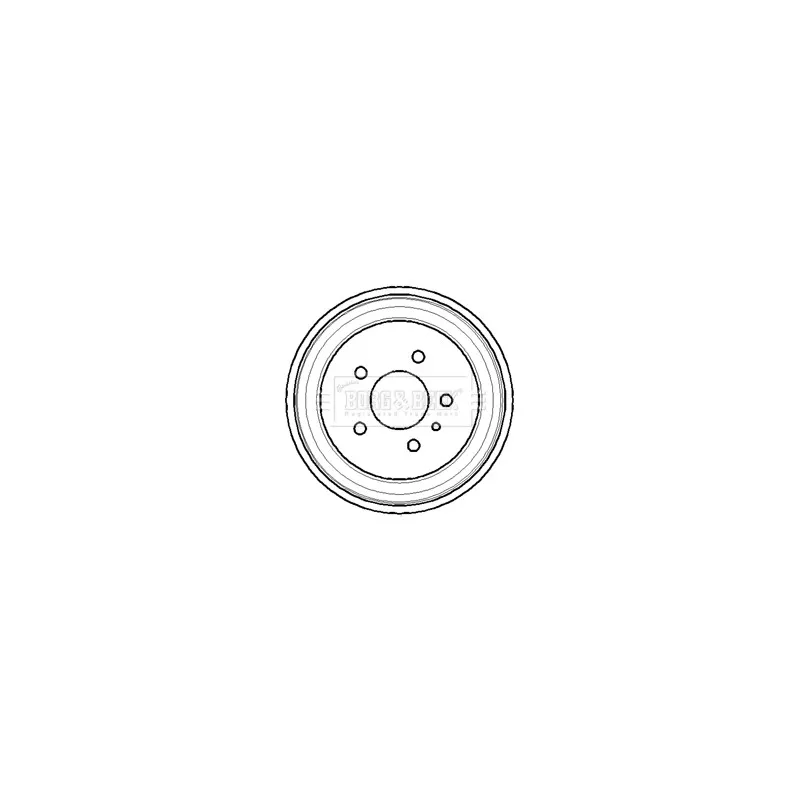 Tambour de frein BORG & BECK BBR7113
