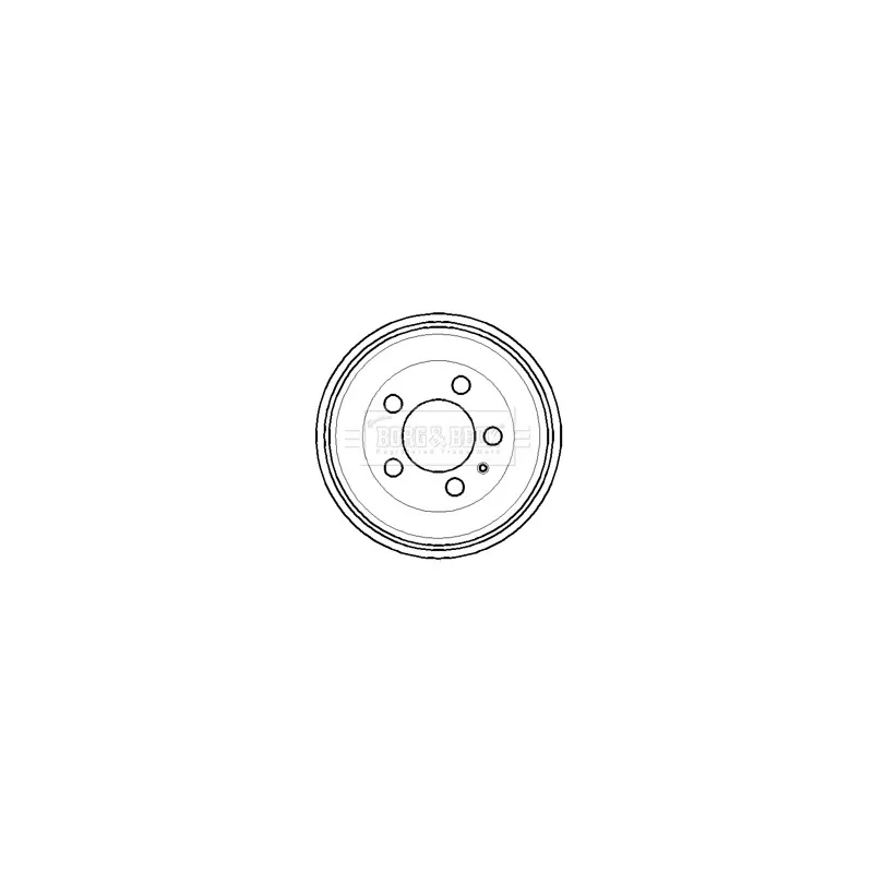 Tambour de frein BORG & BECK BBR7114