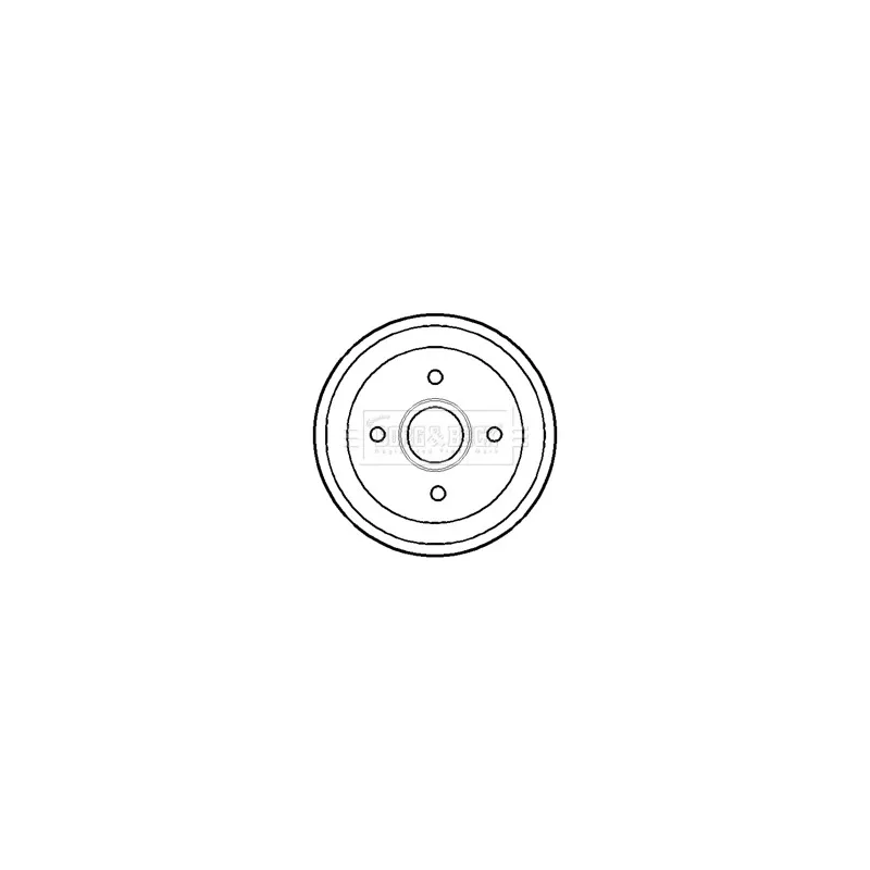 Tambour de frein BORG & BECK BBR7116
