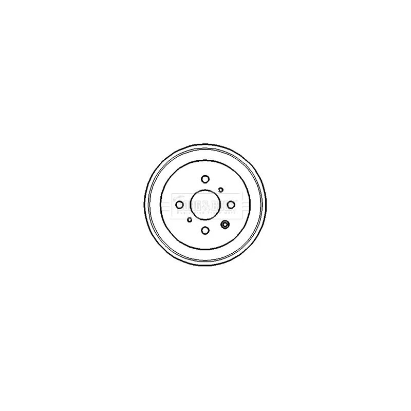 Tambour de frein BORG & BECK BBR7120