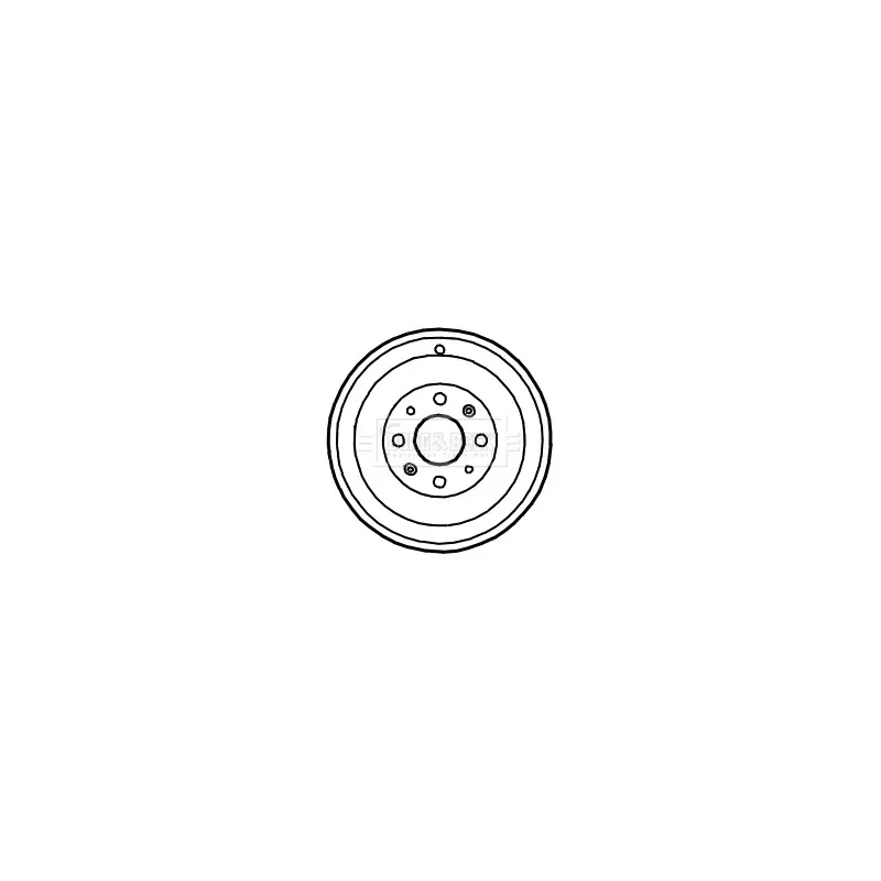 Tambour de frein BORG & BECK BBR7122