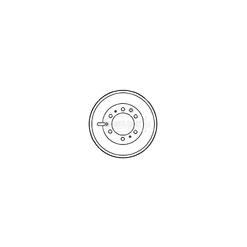 Tambour de frein BORG & BECK BBR7126